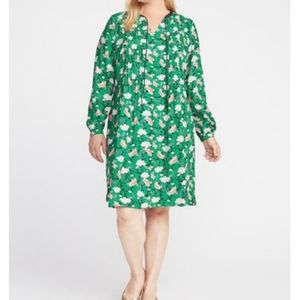 Old Navy Pintuck Swing Dress